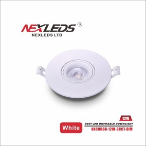 NXCOB60-12W- - 4" LED DIMMABLE DOWNLIGHT
[WHITE]