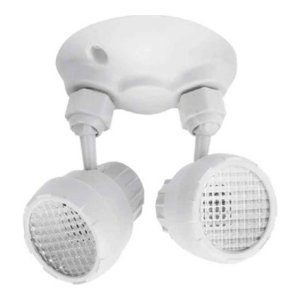 LUMINAIRE D'URGENCE LED 4W À 2 TÊTES DÉPORTÉES - 3.6-24V CC