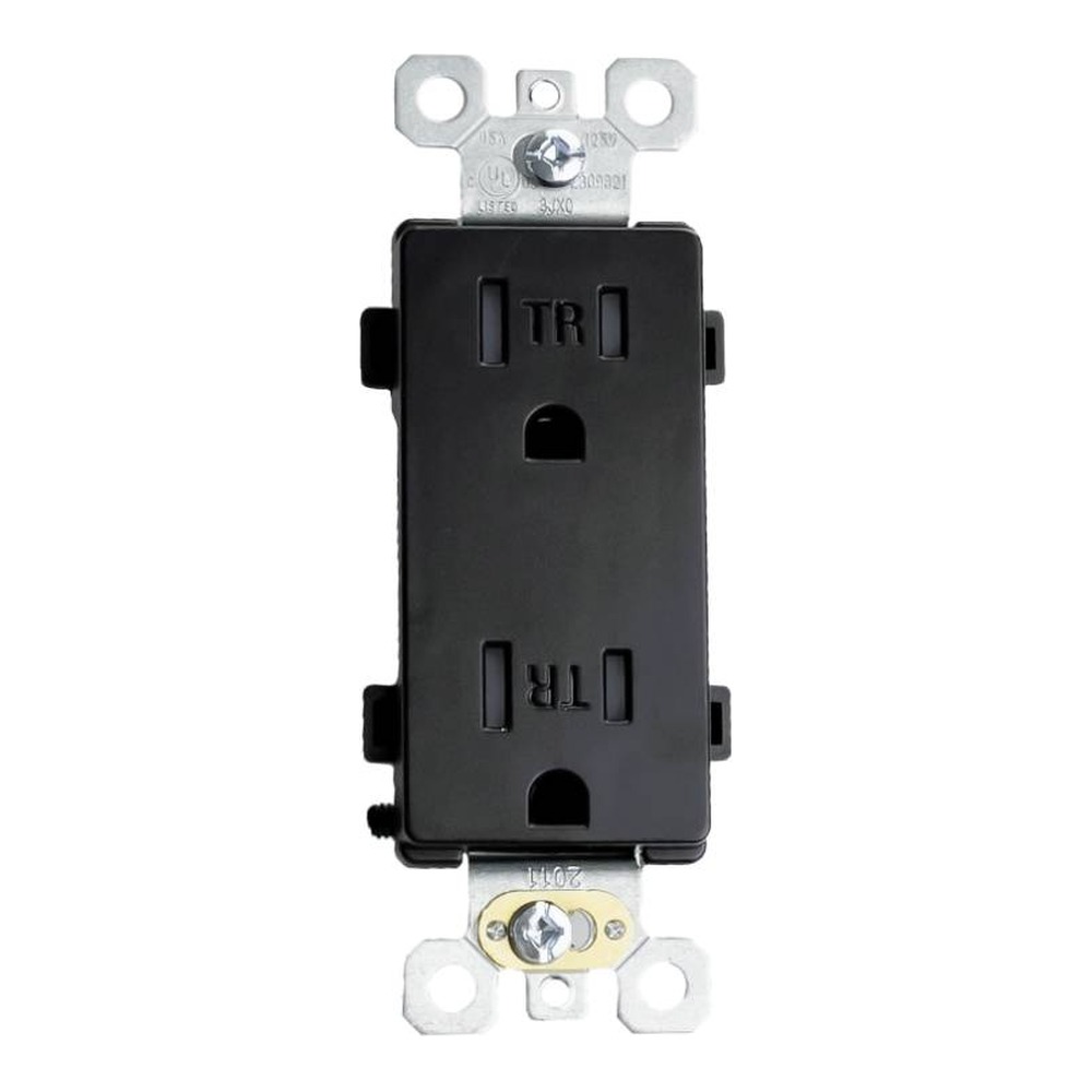 OUTLET | 15 AMP | 125V | BLACK | V2