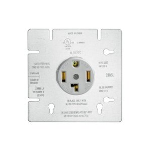 30 AMP Outlet - 125-250V - 3 pole 4-wire ground - NEMA 14-30R - White - V2