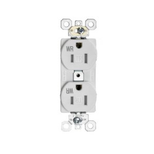 Commercial Outlet - 15 amp - 125V - White - V2