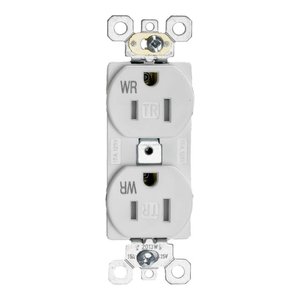COMMERCIAL OUTLET | 15 AMP | 125V | WHITE | V2