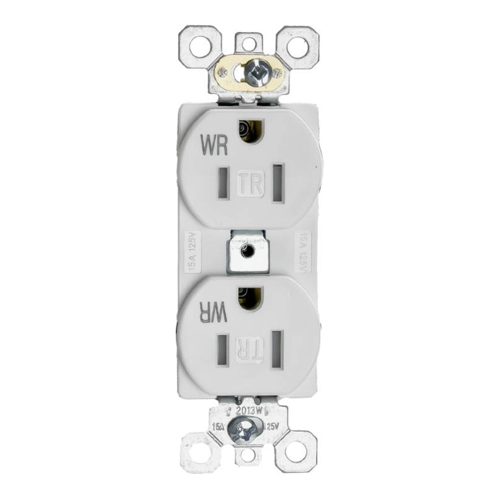 COMMERCIAL OUTLET | 15 AMP | 125V | WHITE | V2