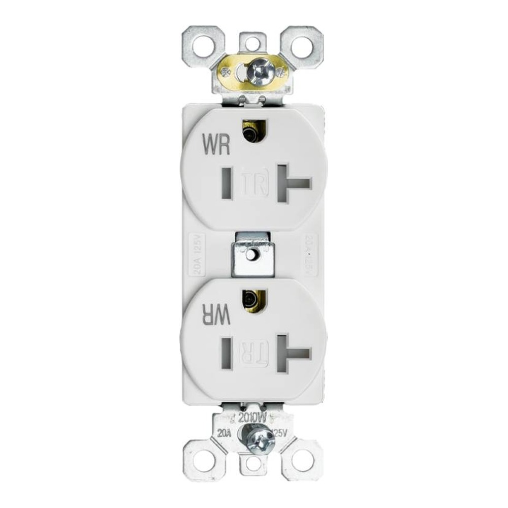 COMMERCIAL OUTLET | 20 AMP | 125V | WHITE | V2
