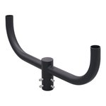 MOUNTINGS, AUXILIARY PRODUCTS, BULLHORN, INLINE, 2-HEAD, BLACK (FOR FL- MOUNTS)