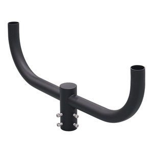 MOUNTINGS, AUXILIARY PRODUCTS, BULLHORN, INLINE, 2-HEAD, BLACK (FOR FL- MOUNTS)