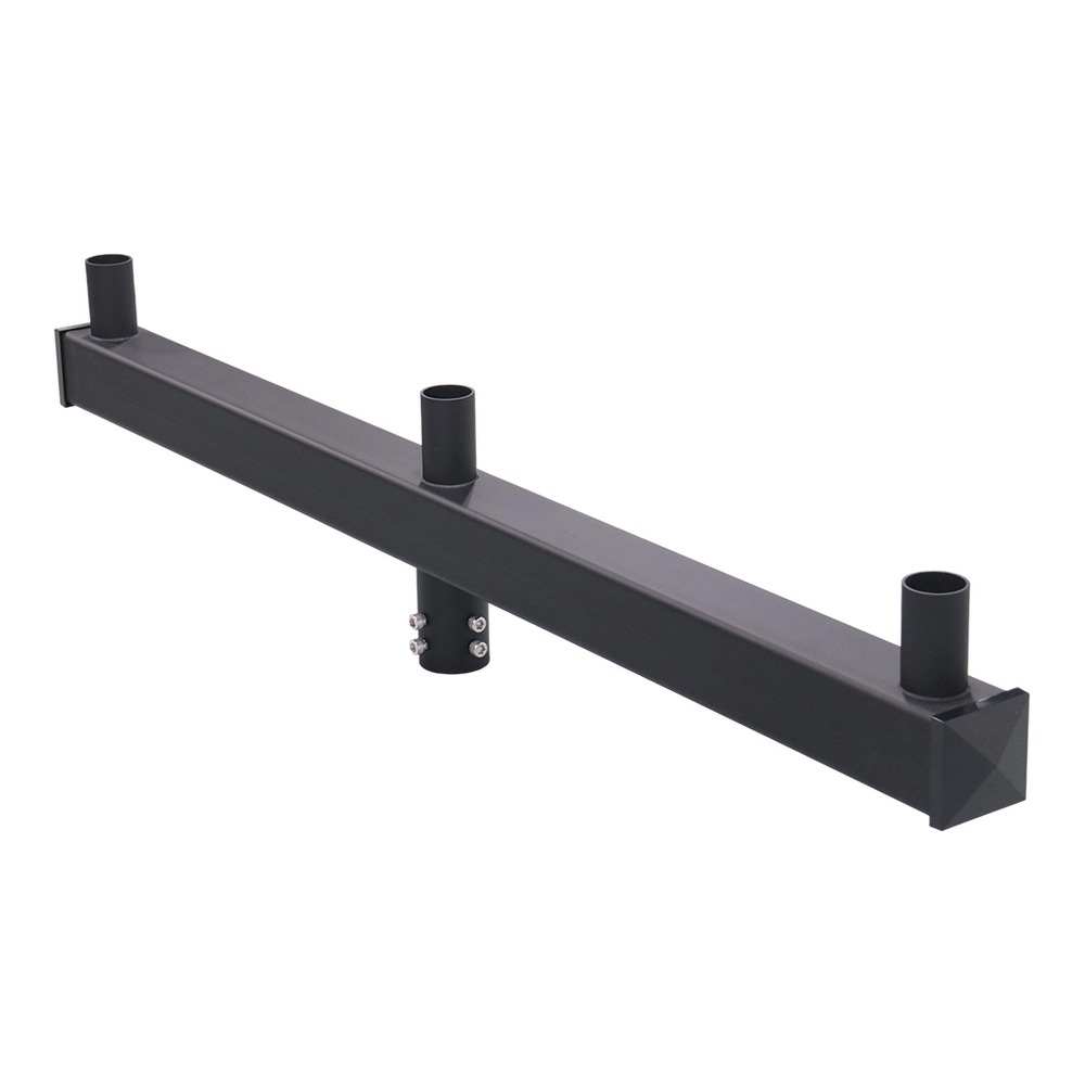 MOUNTINGS, AUXILIARY PRODUCTS, BULLHORN, INLINE, 3-HEAD, BLACK (FOR FL- MOUNTS)