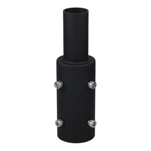 MOUNTINGS, AUXILIARY PRODUCTS, TENON ADAPTOR, ROUND, 3’’ TO 2 3/8’’, BLACK (FOR FL- MOUNTS)