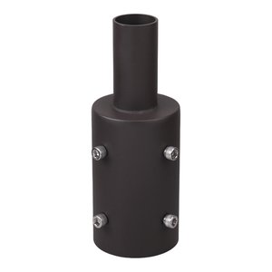 MOUNTINGS, AUXILIARY PRODUCTS, TENON ADAPTOR, ROUND, 4’’ TO 2 3/8’’, BRONZE (FOR FL- MOUNTS)