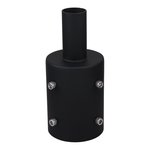 MONTAGES - PRODUITS AUXILIAIRES - ADAPTATEUR TENON - ROND - 5" À 2 3/8" - NOIR (POUR FIXATIONS FL)