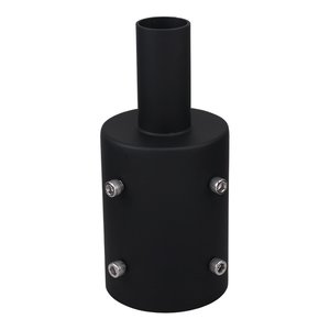 MOUNTINGS, AUXILIARY PRODUCTS, TENON ADAPTOR, ROUND, 5’’ TO 2 3/8’’, BLACK (FOR FL- MOUNTS)