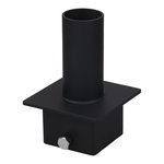 ADAPTATEUR DE TENON CARRÉ - 4 PO À 2 3/8 PO - NOIR (POUR SUPPORTS FL)