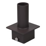 MONTAGES - PRODUITS AUXILIAIRES - ADAPTATEUR TENON CARRÉ - 4 PO À 2 3/8 PO - BRONZE (POUR SUPPORTS FL)