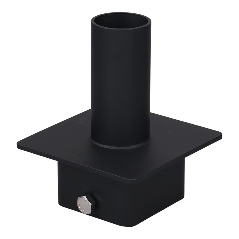 MOUNTINGS, AUXILIARY PRODUCTS, TENON ADAPTOR, SQUARE, 5’’ TO 2 3/8’’, BLACK (FOR FL- MOUNTS)