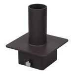MOUNTINGS, AUXILIARY PRODUCTS, TENON ADAPTOR, SQUARE, 5’’ TO 2 3/8’’, BRONZE (FOR FL- MOUNTS)