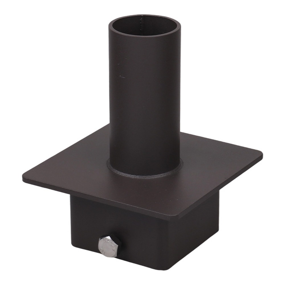 MOUNTINGS, AUXILIARY PRODUCTS, TENON ADAPTOR, SQUARE, 5’’ TO 2 3/8’’, BRONZE (FOR FL- MOUNTS)
