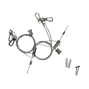 KIT DE SUSPENSION POUR PANNEAUX LED 1X4 - 2X2 - 2X4 3CCT