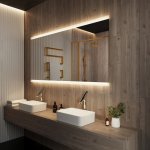 FROSTED PARIS BACKLIT LED MIRROR