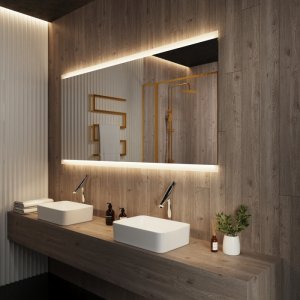 FROSTED PARIS BACKLIT LED MIRROR