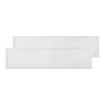 [2pk] Panel light 1x4' 40-30-25W 120-347V 35-40-50K white frost dim 0-10V DLC Premium - DLC ID S-P8V9V5 - 5 -088 Lumens