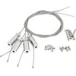 ACCESSOIRES POUR PANNEAUX LED - KIT DE CÂBLES DE SUSPENSION POUR PANNEAUX ET LUMINAIRES LINÉAIRES