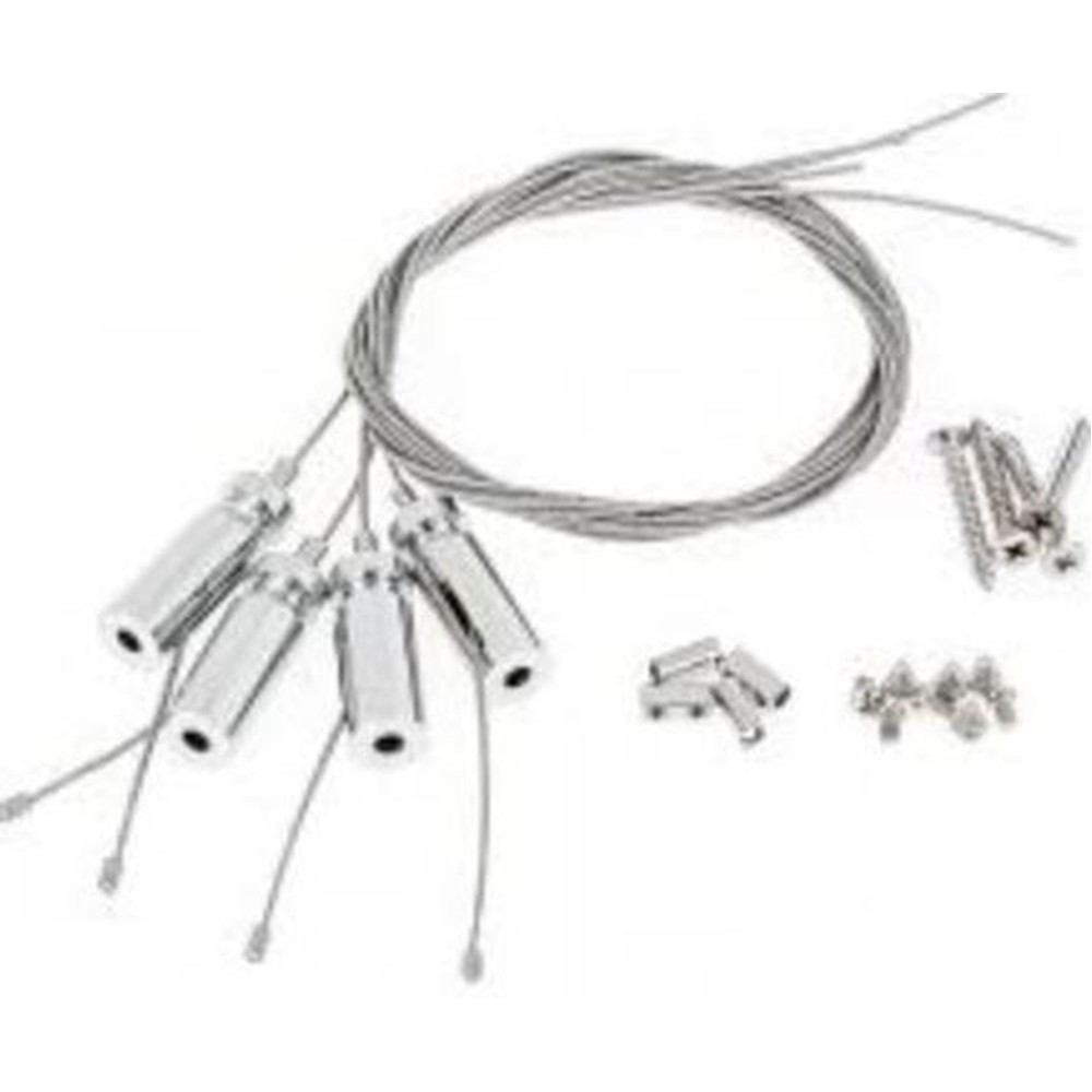 ACCESSOIRES POUR PANNEAUX LED - KIT DE CÂBLES DE SUSPENSION POUR PANNEAUX ET LUMINAIRES LINÉAIRES