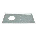 PLAQUE DE PRÉMONTAGE 13 PO - TROU DE 3 PO POUR LUMINAIRE LED ENCASTRÉ