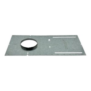 PLAQUE DE PRÉMONTAGE 13" AVEC REBORD - OUVERTURE 3" POUR LED ENCASTRÉE