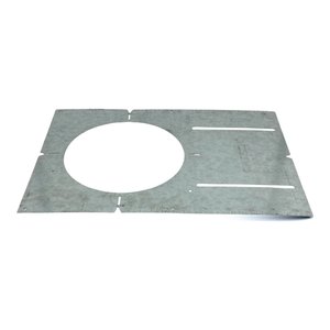 PREMOUNTING 13" LONG - 6" HOLE SIZE PLATE FOR RECESSED LED