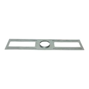 Plaque de prémontage 26" avec rebord - Ouverture de 3.5" - Pour luminaire LED encastré - Compatible avec SLIM-RG3-5CCT & SLIM-RG4-5CCT