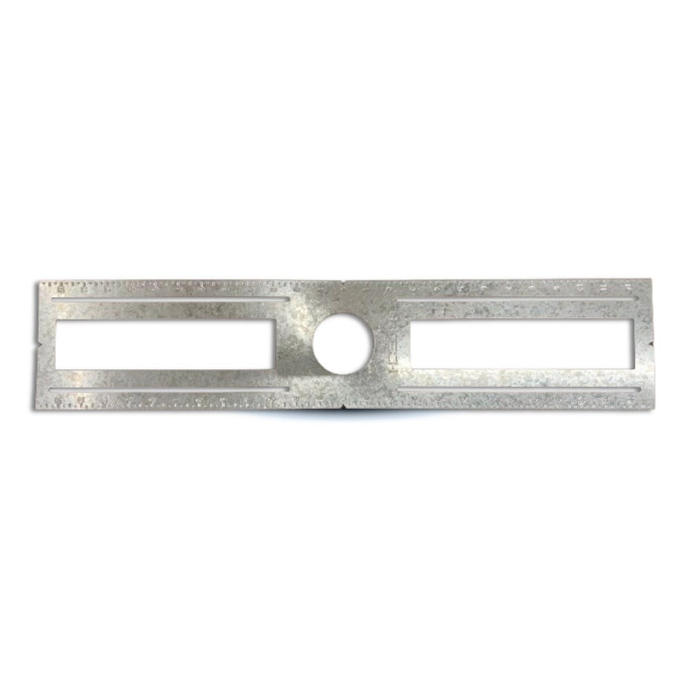 PLAQUE DE PRÉMONTAGE 26 PO LONGUEUR - TROU 2 PO POUR LED ENCASTRÉE