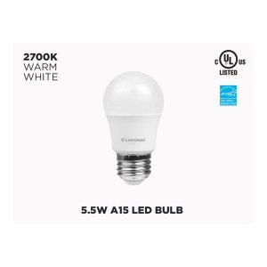 A15 5.5W E26 LED LIGHT BULB - PLYC105