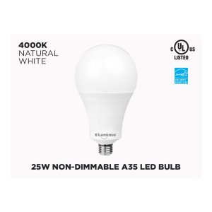 A35 25W E26 LED LIGHT BULB - NON DIMMABLE - PLYC1484