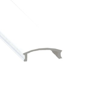 Aluminium Extrusion - Recessed - With Accessories - 8ft Kit - White