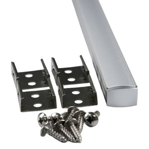 ALUMINIUM EXTRUSION | SQUARE | WITH ACCESSORIES | 8FT KIT | FROSTED