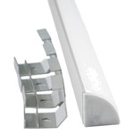 ALUMINIUM EXTRUSION | V | WITH ACCESSORIES | 8FT KIT | FROSTED