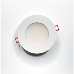 SINGLE PACK - PRO-SP6 SLIM PANEL - 4" - 8W (750LM) - SELECTABLE 27-30-35-40-50K - 120V TRIAC DIMMABLE - WHITE - FT4