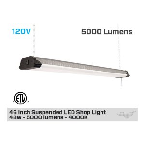 46 INCH LED SHOP LIGHT 48W - 5000 LUMENS