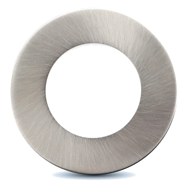LUMINAIRE LED PUCK SUPERSLIM - 2,2W - 150LM - 12V CC - GRADABLE - BORDURE NICKEL SATINÉ - 3000K