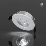 LUMINAIRE PUCK LED GIMBAL 3 POUCES 3W 300LM - NOIR - VENDU INDIVIDUELLEMENT EN 3000K OU 5000K
