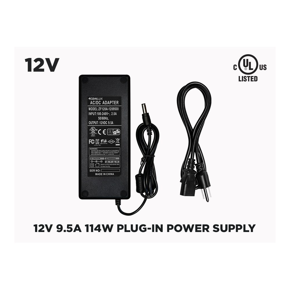 12V 9.5A (114W) POWER SUPPLY - CLASS 1