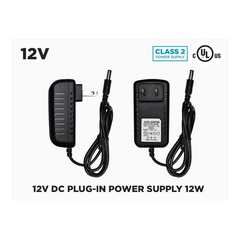 12V 1A (12W) POWER SUPPLY FOR LED STRIPS