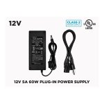 12V 5A (60W) POWER SUPPLY FOR LED STRIPS