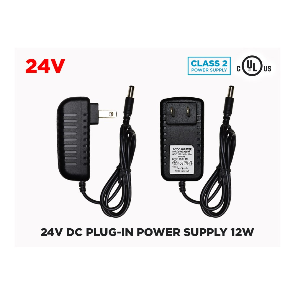 24V 0.5A (12W) POWER SUPPLY FOR LED STRIPS