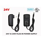 24V 1A (24W) POWER SUPPLY FOR LED STRIPS