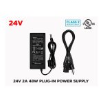 24V 2A (48W) POWER SUPPLY FOR LED STRIPS