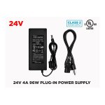 24V 4A (96W) POWER SUPPLY FOR LED STRIPS (CLASS 2)