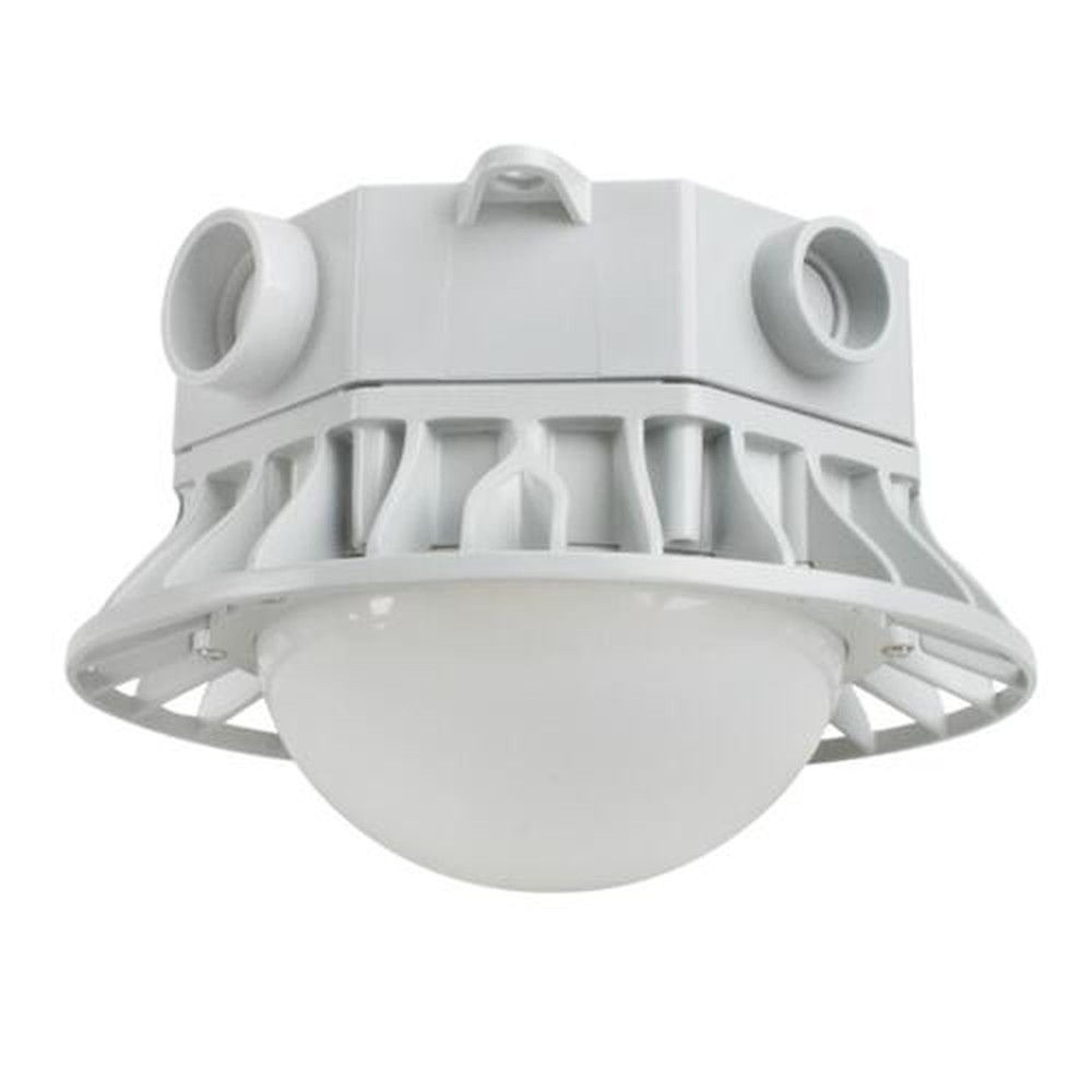 Marine light 6" 20W 100-277V 50K grey frost dim 0-10V DLC Premium - DLC ID S-0ZGUWQ - 3 -142 Lumens