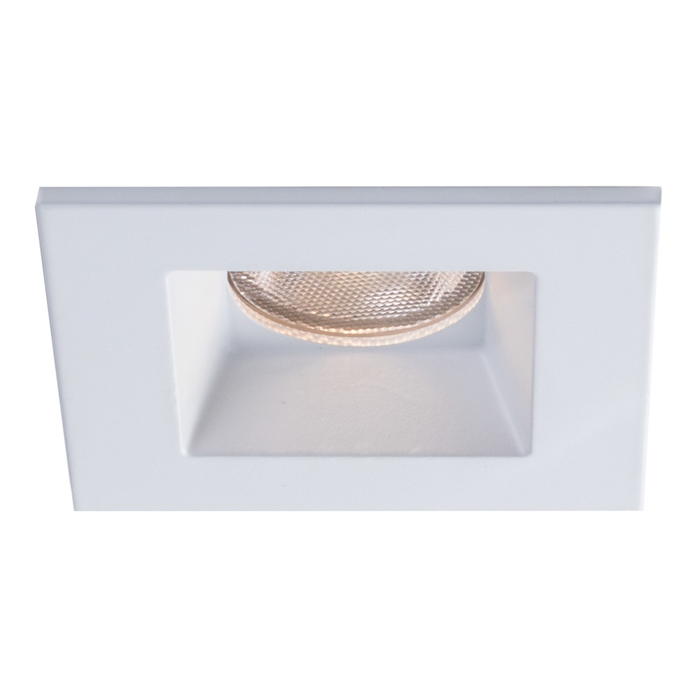 2" LUNA LED SQUARE FIXED COLOR SELECTABLE RECESSED FIXTURE - RA2S-7F-90WH