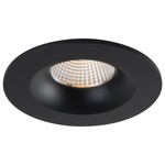 3.5" LUNA LED ROUND RECESSED FIXTURE - RA35-12F-27K-90BK